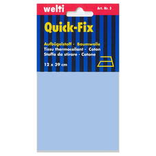 Flickstoff Quick-Fix 12 x 39 cm - hellblau